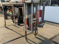 Overige inschuurmachines en toebehoren  Folieverpakker met clipper 3600X1000 Gillenkirch folie rol verpakkingsmachine verpakker PE verpackungsmachine
