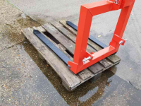 Overige tuinbouwmachines en toebehoren  Palletdrager 750 kg met verstelbare lepels