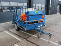 Auto-aanhangwagen t/m 3500 Kg  Spuitaanhanger enkelas met IBC watertank en slanghaspels