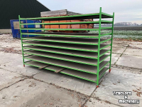 Overige zaai-, plant-, poot-machines en toebehoren  Rek voor kluitplantjes - 3.00 x 1.20 meter