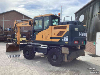 Graafmachine Hyundai HW140 Bandenkraan