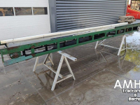 Transportband  onbekend / unknown 5200X555 TRANSPORTBAND VLAKKE BAND FLAT BELT CONVEYOR BELT FLACHBAND FÖRDERBAND