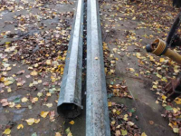 Diverse gebruikte onderdelen  MAST 2 DELEN SAMEN 18.5 METER