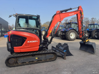 Bandenkraan / Graafmachine op wielen Kubota KX060-5