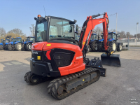 Bandenkraan / Graafmachine op wielen Kubota KX060-5