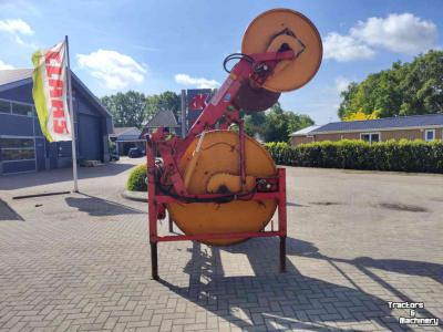Mestsleepslang-systeem Schouten Cobra DH190 dubbel slanghaspel