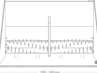 Bietensnijder Qmac Bietensnijbak / Bietensnijbak 2.40 mtr - 2050 ltr