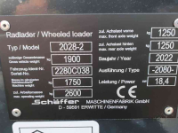 Shovel / Wiellader Schäffer 2028-2