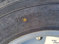 Wielen, Banden, Velgen & Afstandsringen Alliance 520/85R38 & 420/70R28 ploegbanden
