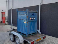 Brandstoftank / Vloeistoftank  Brandstof tank met onderstel