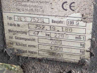 Shovel / Wiellader / Kniklader Paus 752 SL