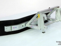 Rubberschuif Qmac Modulo gebouwde schuifbalk met canvas rubber 2.40 mtr aanbouw kramer