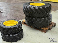 Wielen, Banden, Velgen & Afstandsringen BKT TREKKERBANDEN SET T.B.V. JD COMPACTTREKKER