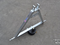 Dieplader / Aanhanger Qmac Q-Trekhaak tractor CAT1 / trekbok