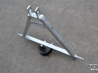 Dieplader / Aanhanger Qmac Q-Trekhaak tractor CAT1 / trekbok