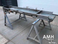 Transportband  2500X400 MM TRANSPORTBAND VLAKKE BAND FLAT BELT CONVEYOR BELT FLACHBAND FÖRDERBAND