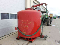 Overige Agomac 4000 liter staande vacuümtank met hydraulisch aangedreven vacuümpomp