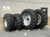 Wielen, Banden, Velgen & Afstandsringen Mitas AS 65 600/65R28 + Velg 360/405/8g  en 650/65R42 + Velg 280/335/10g