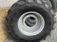 Wielen, Banden, Velgen & Afstandsringen Mitas AS 65 600/65R28 + Velg 360/405/8g  en 650/65R42 + Velg 280/335/10g