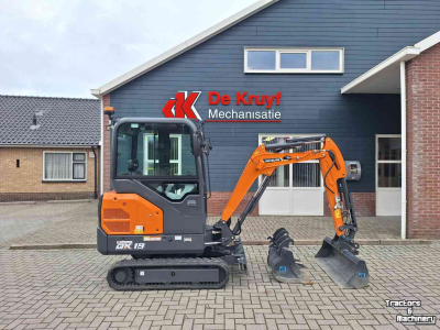 Mini-graver / Mini-graafmachine Doosan Develon DX19-7
