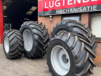 Wielen, Banden, Velgen & Afstandsringen Michelin 900/50R42 en 710/55R30 Mach X BIB banden wielen velgen