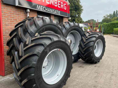 Wielen, Banden, Velgen & Afstandsringen Michelin 900/50R42 en 710/55R30 Mach X BIB banden wielen velgen