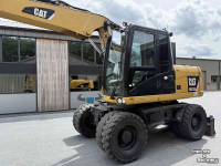 Bandenkraan / Graafmachine op wielen Caterpillar M313D