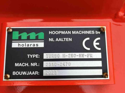 Veeg- en veeg/zuigmachines Holaras Turbo-H-250-HV-FR Veegmachine Holaras