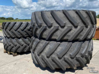 Wielen, Banden, Velgen & Afstandsringen  710/70R38 + 600/65R28 Trelleborg TM800