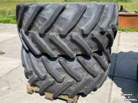 Wielen, Banden, Velgen & Afstandsringen  710/70R38 + 600/65R28 Trelleborg TM800