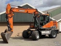 Bandenkraan / Graafmachine op wielen Doosan DX140w-5