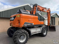 Bandenkraan / Graafmachine op wielen Doosan DX140w-5