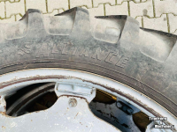 Wielen, Banden, Velgen & Afstandsringen  12.4x46 op velg CNH set!