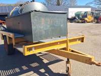 Brandstoftank / Vloeistoftank  mobiele tank met lekbak