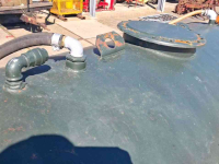 Brandstoftank / Vloeistoftank  mobiele tank met lekbak