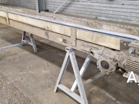 Transportband  4200X370 TRANSPORTBAND VLAKKE BAND FLAT BELT CONVEYOR BELT FLACHBAND FÖRDERBAND