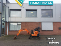 Bandenkraan / Graafmachine op wielen Hitachi ZX 10U