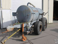 Mesttank Kaweco 4200 liter mesttank giertank verdringerpomp wormpomp pomptankwagen