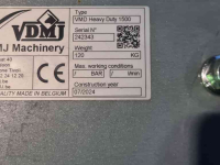 Mini-graver / Mini-graafmachine VDMJ DUWVEGER / BLOKBEZEM 'Heavy Duty' cw10