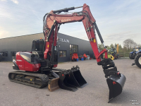 Bandenkraan / Graafmachine op wielen Kubota KX 085-5