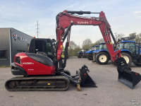 Bandenkraan / Graafmachine op wielen Kubota KX 085-5