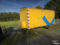 Vierwielige wagen / Landbouwwagen  Warsco 5m schafkeet werfwagen
