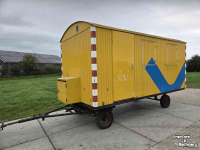 Vierwielige wagen / Landbouwwagen  Warsco 5m schafkeet werfwagen