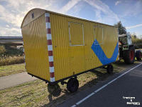 Vierwielige wagen / Landbouwwagen  Warsco 5m schafkeet werfwagen