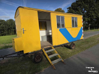 Vierwielige wagen / Landbouwwagen  Warsco 5m schafkeet werfwagen