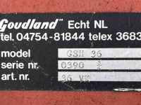 Schijveneg Goudland GSH 36 Schijveneg grondbewerking.