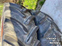 Wielen, Banden, Velgen & Afstandsringen Michelin 580/70r38  520/70r34