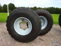 Wielen, Banden, Velgen & Afstandsringen Alliance 560/60R22.50 + Nokian ELS 710/55R34
