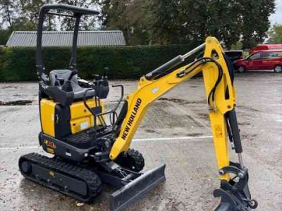 Mini-graver / Mini-graafmachine New Holland E14D