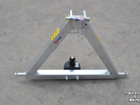 Dieplader / Aanhanger Qmac Q-Trekhaak tractor CAT2 / trekbok